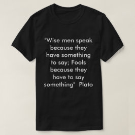 Grieche Philosophie-Plato T-Shirt
