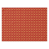 Grieche Rahmen Gold Dragon Muster Rot Tischdecke (Vorderseite (Horizontal))