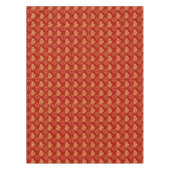 Grieche Rahmen Gold Dragon Muster Rot Tischdecke (Vorderseite)