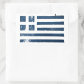 Grieche Rechteckiger Aufkleber (Tasche)