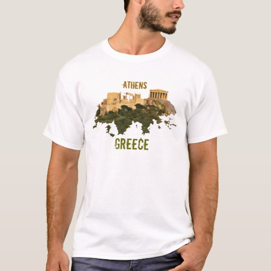 Grieche-Shirt Athens Griechenland T-Shirt (Vorderseite)