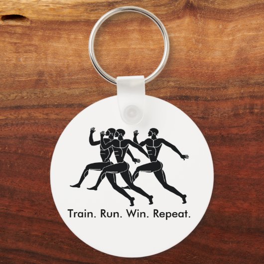 Grieche Sportwettkampf-Formel Schlüsselanhänger (Vorderseite)