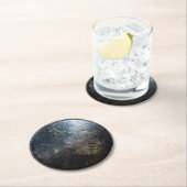 Grieche Trojaner-Schutzschildkröte Runder Pappuntersetzer (Vor Ort)