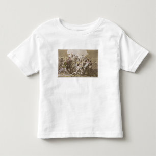 Grieche-und Trojan-Kampf über dem Körper von Kleinkind T-shirt