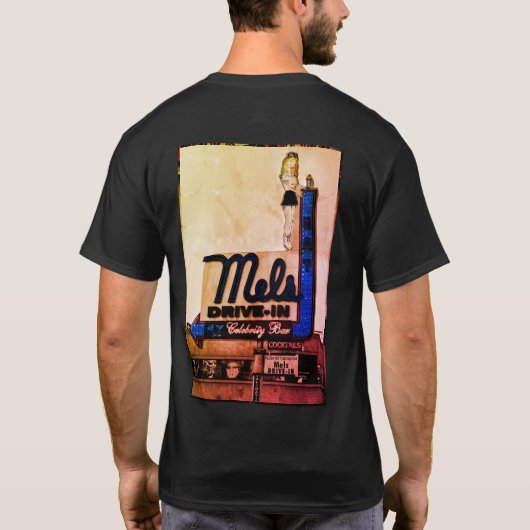 Grieche und Tyler tun Mel-Restaurant T-Shirt (Rückseite)