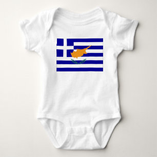 Grieche-Zypern-Flagge Baby Strampler
