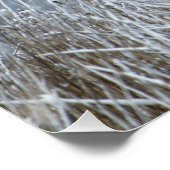 Griechen, die auf Schneeplakat fliegen Poster (Ecke)