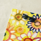 Griechen und Sonnenblumen Strandtuch (Beispiel)