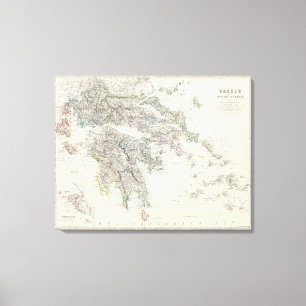 Griechenland 10 leinwanddruck