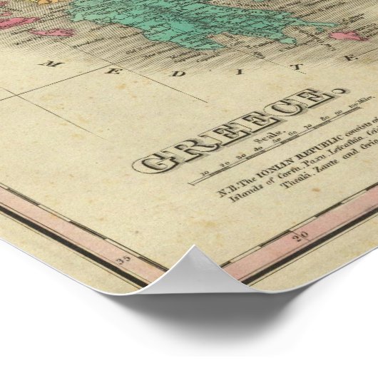 Griechenland 11 poster (Ecke)