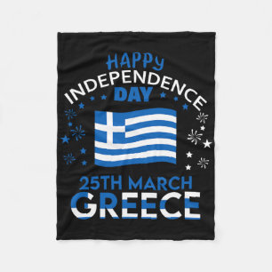 Griechenland 203. Unabhängigkeitstag Griechischer Fleecedecke