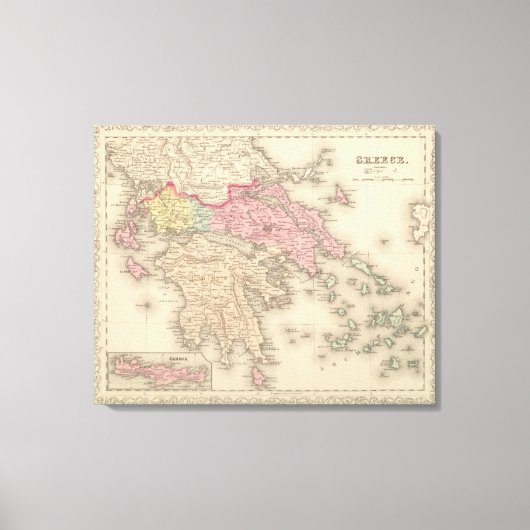 Griechenland 4 leinwanddruck (Vorderseite)