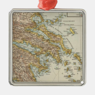 Griechenland 4 silbernes ornament
