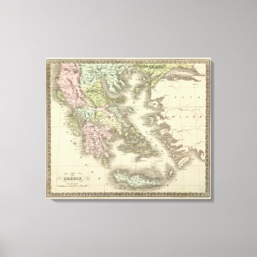 Griechenland 5 leinwanddruck (Vorderseite)