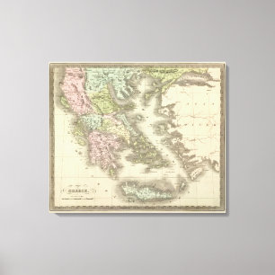 Griechenland 5 leinwanddruck