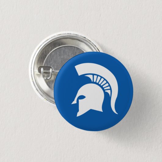 Griechenland-Abzeichen - Hoplite-Sturzhelm Button (Vorne & Hinten)