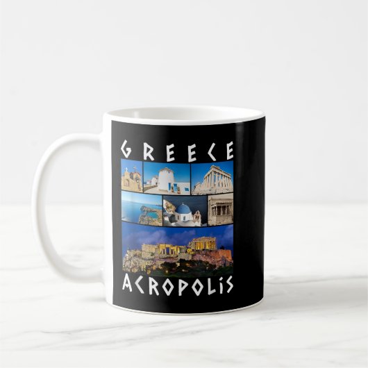 Griechenland Akropolis Berühmte Sehenswürdigkeiten Kaffeetasse (Links)
