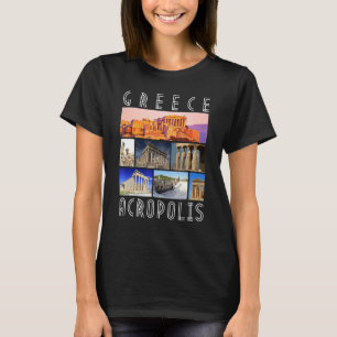 Griechenland Akropolis Berühmte Sehenswürdigkeiten T-Shirt