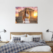 GRIECHENLAND - AKROPOLIS LEINWANDDRUCK (Insitu (Schlafzimmer))