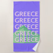 Griechenland, Athen - Art des Reisens Strandtuch (Vorderseite)