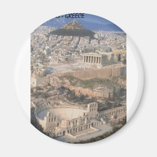 Griechenland Athen herodion Parthenon (St.K.) Magnet (Vorne)