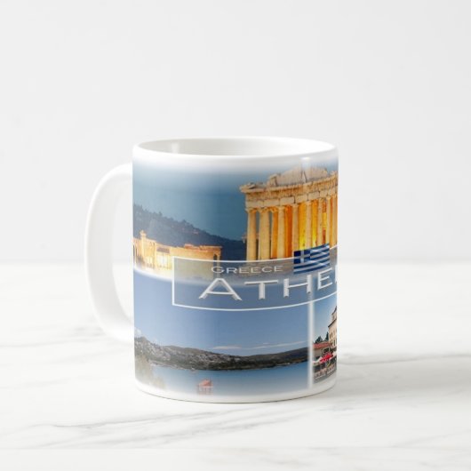 Griechenland - Athen - Kaffeetasse (Vorderseite Links)