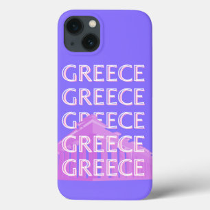 Griechenland, Athen - Kunst des Reisens, Retro-Kun Case-Mate iPhone Hülle