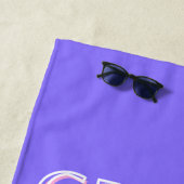 Griechenland, Athen - Kunst des Reisens, Retro-Kun Strandtuch (Beispiel)