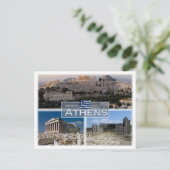 Griechenland - Athen - Postkarte (Stehend Vorderseite)