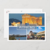 Griechenland - Athen - Postkarte (Vorne/Hinten)