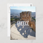 Griechenland Athens Theater Ruins Postkarte (Vorne/Hinten)
