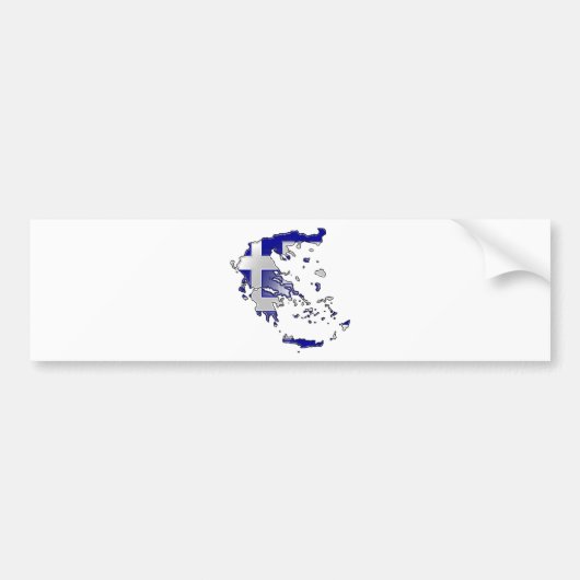 Griechenland Autoaufkleber (Vorne)