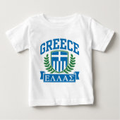Griechenland Baby T-shirt (Vorderseite)