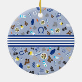 Griechenland: berühmte Einzelteile des Landes Keramikornament (Hinten)