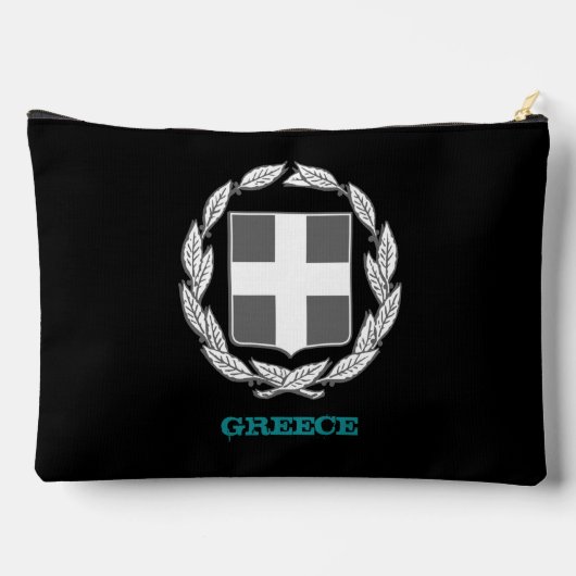 Griechenland - Beutel, griechisches Wappen / Flagg Zubehörtasche (Rückseite)