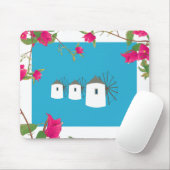 Griechenland Bougainvillea Griechische Insel Windm Mousepad (Mit Mouse)