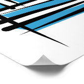 Griechenland - Brandflagge Poster (Ecke)