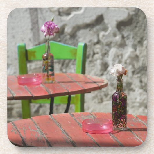 GRIECHENLAND, CRETE, Provinz Hania, Hania: Farbe 2 Untersetzer (Vorderseite)