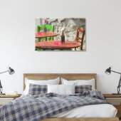 GRIECHENLAND, CRETE, Provinz Hania, Hania: farbenf Leinwanddruck (Insitu (Schlafzimmer))