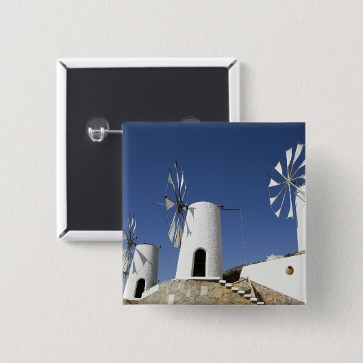 GRIECHENLAND, CRETE, Provinz Iraklio, Ano Kera: Button (Vorne & Hinten)