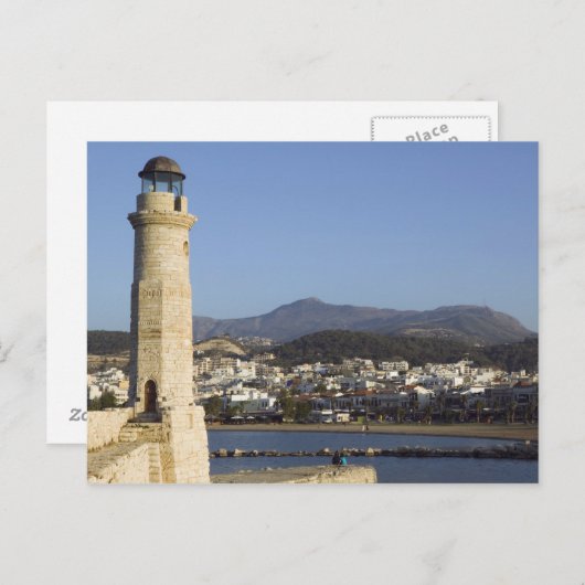 GRIECHENLAND, CRETE, Provinz Rethymno, Rethymno: Postkarte (Vorne/Hinten)
