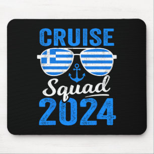 Griechenland Cruise Squad 2025 Matching Family Gro Mousepad
