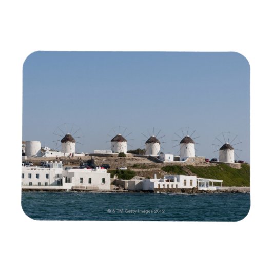 Griechenland, Cyclades Islands, Mykonos, Mykonos T Magnet (Horizontal)