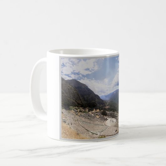 Griechenland - Delphi - Kaffeetasse (Vorderseite Links)