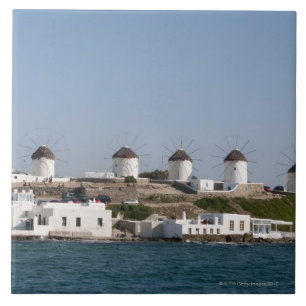 Griechenland, die Kykladen-Inseln, Mykonos, Fliese