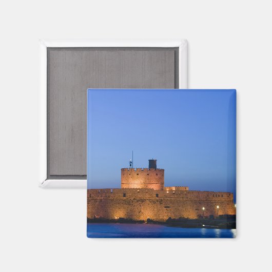 GRIECHENLAND, Dodekaninseln, RHODES, Rhodos Stadt: Magnet (Vorderseite/Rückseite)