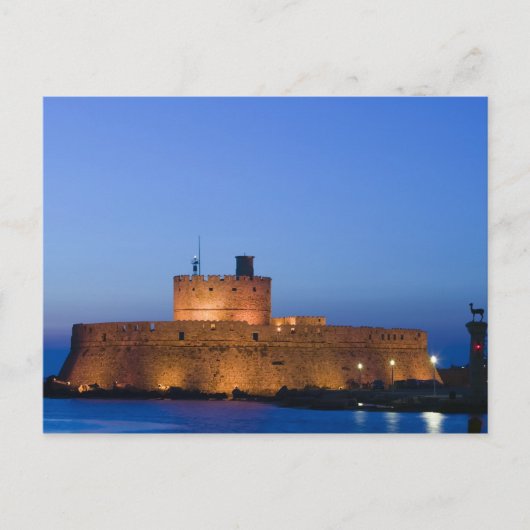 GRIECHENLAND, Dodekaninseln, RHODES, Rhodos Stadt: Postkarte (Vorderseite)