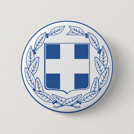 Griechenland-Emblem Button (Vorderseite)