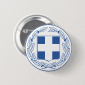 Griechenland-Emblem Button (Vorne & Hinten)
