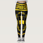 Griechenland Emblem Leggings (Vorderseite)